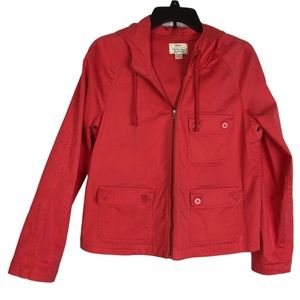 Christopher & Banks Size S  Coral Zippered Jacket
